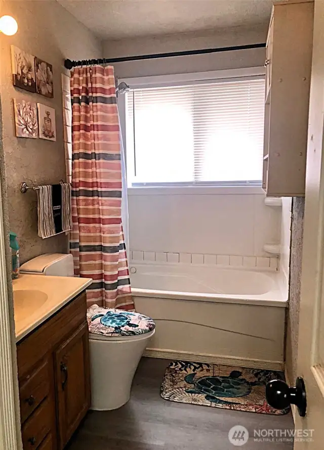 Main Bathroom with jetted tub