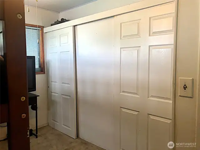 Closet in Bedroom