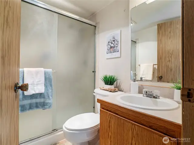 Ensuite bathroom.