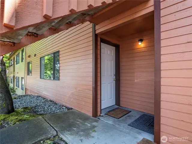 Condo entry - desirable first floor layout!