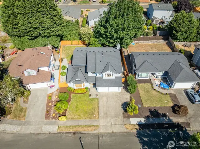 Well maintained home with easy maintenance landscaping.