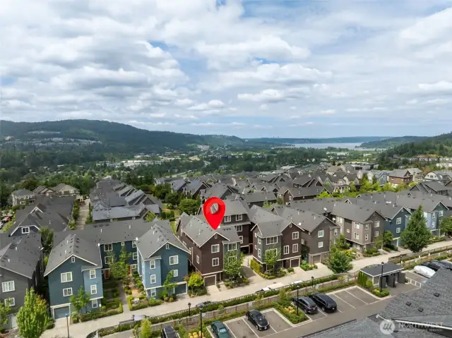 Charming row of townhomes tucked along a quiet, private road—offering a peaceful setting with a strong sense of community and minimal through traffic.