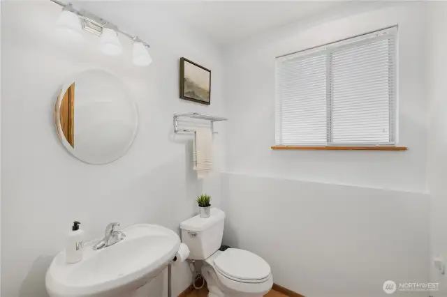 Half Bath - Lower Level, beside Family Room and Laundry Room