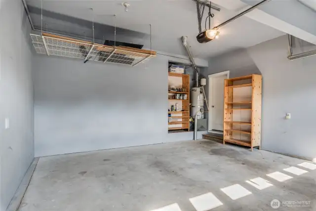 Large 2 car garage- EV charging ready