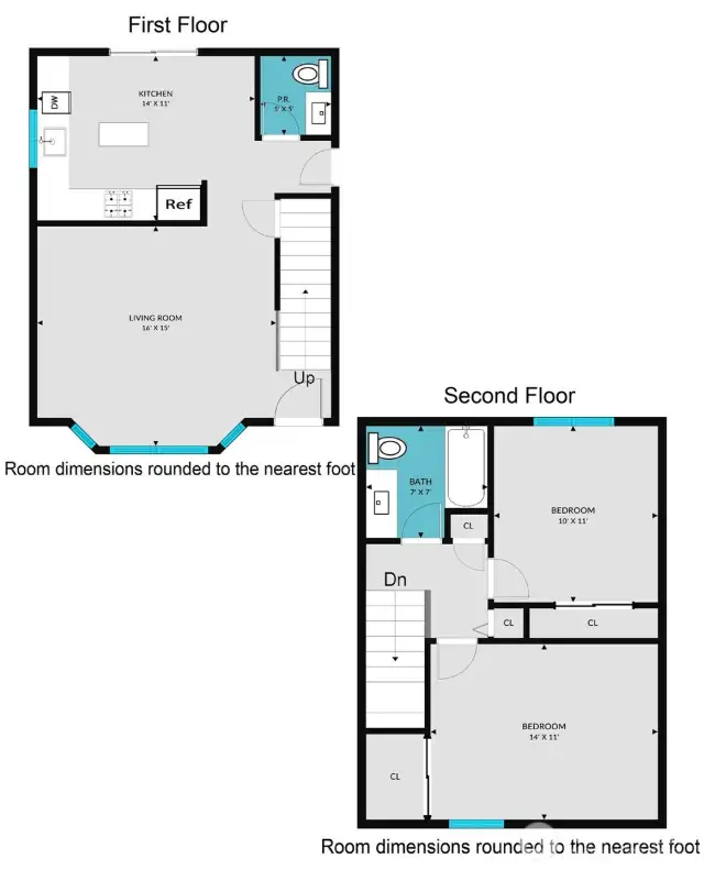 Floor Plan - Left Unit