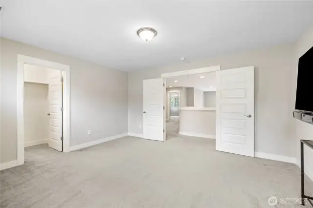 This is Bedroom / Flex room with walk-in closet