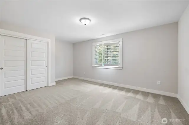 Bedroom 3 of 3 on upper level and 1 of 4 bedrooms in home