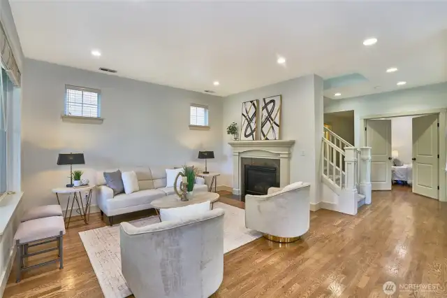 Light and bright upon entering this home