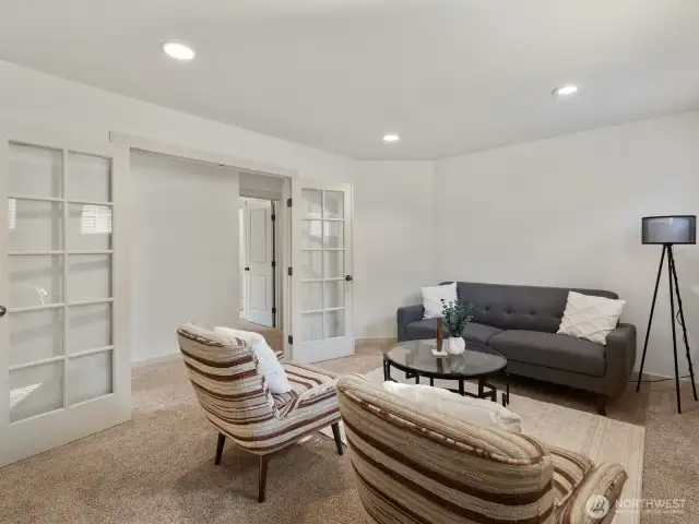 Upstairs media/bonus room