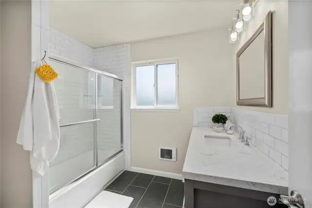Beautifully remodeled full bath