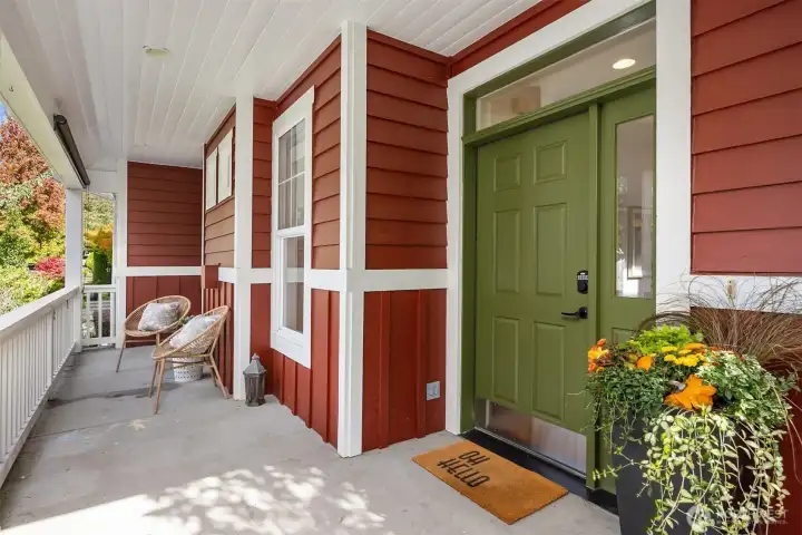 The front entrance.