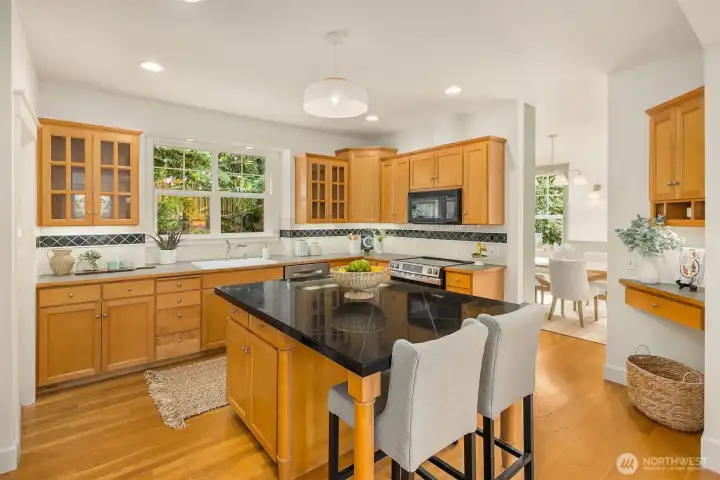 The heart of the home! See the dining room to the right.