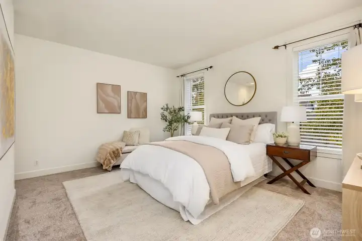 The primary suite.