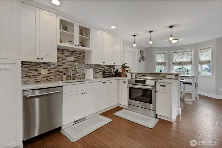 Custom kitchen cabinetry,
