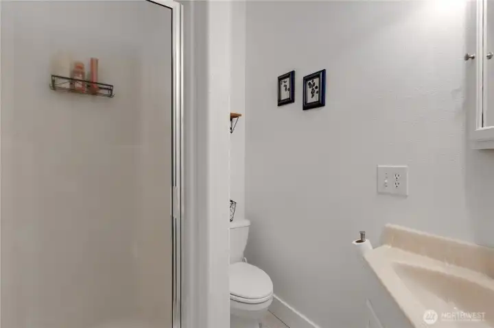Third of a bathroom