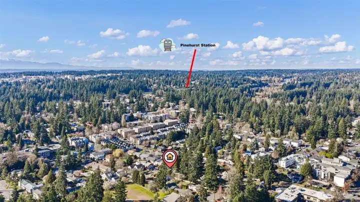 Located just 0.7 miles (a ~15-minute stroll) from the soon-to-open Pinehurst Light Rail Station (scheduled for mid-2026), this home offers the ultimate car-free lifestyle. Skip the I-5 gridlock and parking fees—your seamless commute to downtown, the UW, or Sea-Tac is just minutes away.