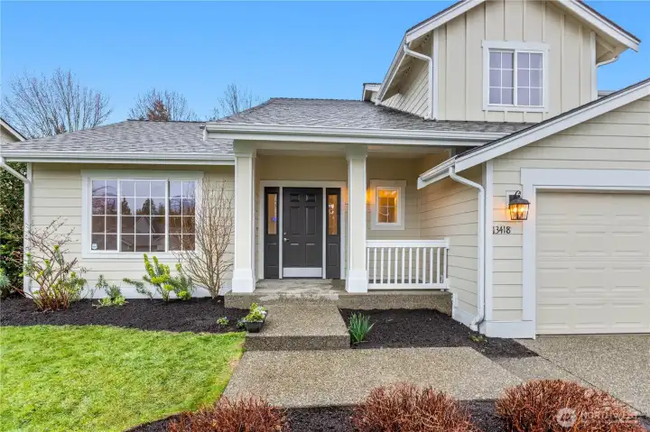 Front porch welcomes you home