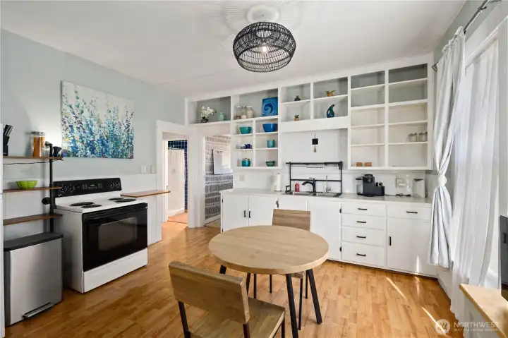 Plenty of cabinet space