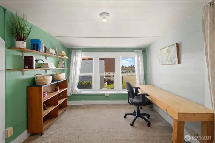 So much light and privacy upstairs