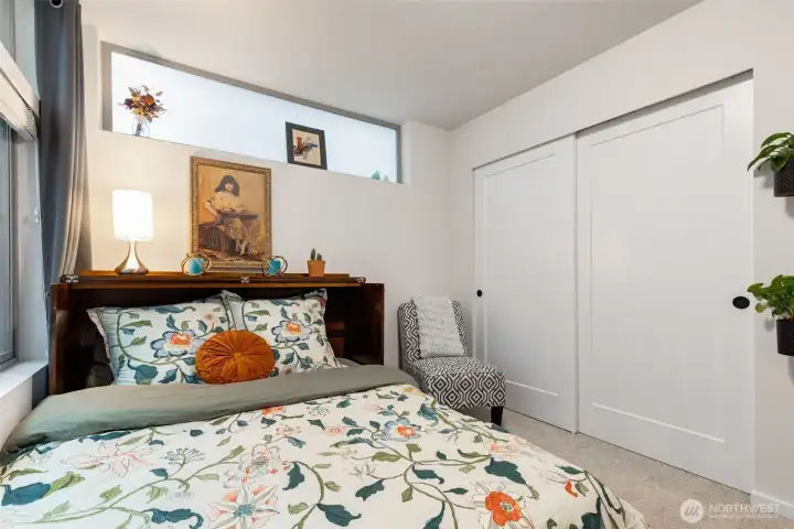 Large double closets in both guest bedrooms.