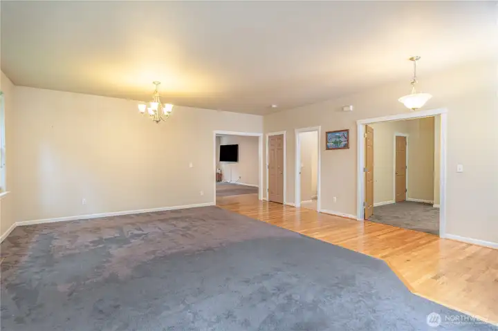 Dining area as you enter the enter home.