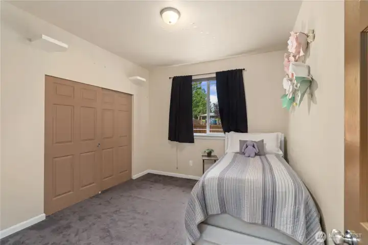 Down the hall from the primary is bedroom #2.