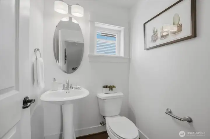 Main floor powder room Main floor powder room
