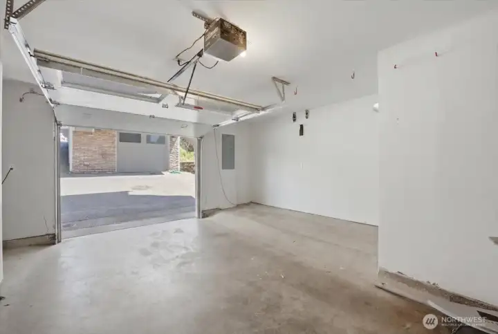 Inside garage Inside garage