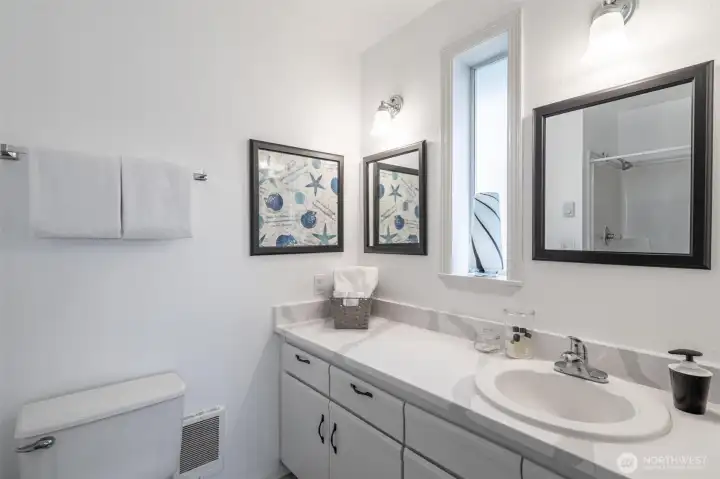 Primary bathroom Primary bathroom