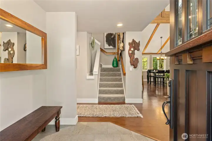 Entry into the home