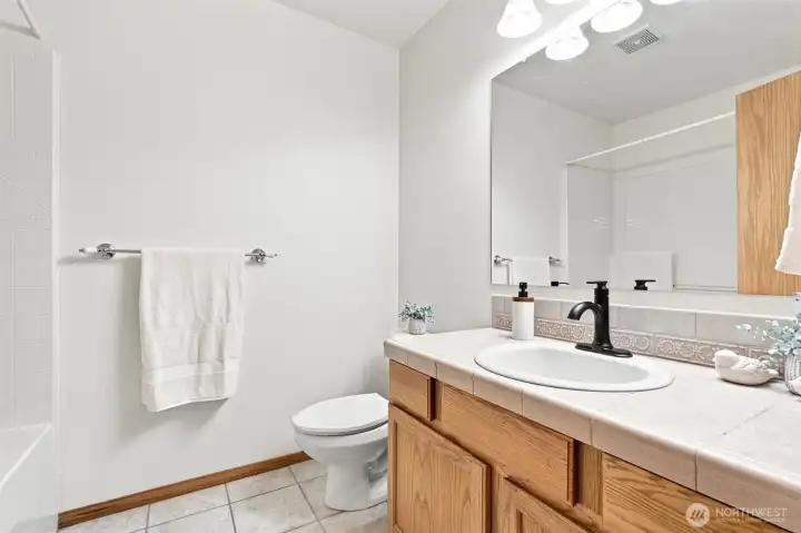 Lower level bathroom Lower level bathroom