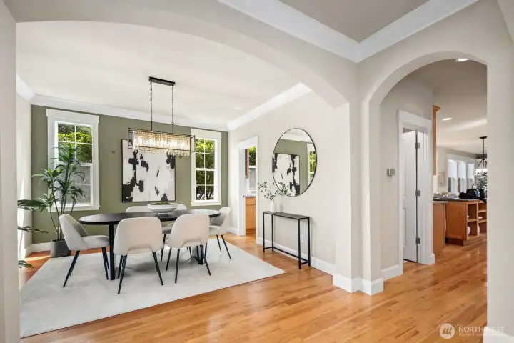 Light Filled Dining Room
