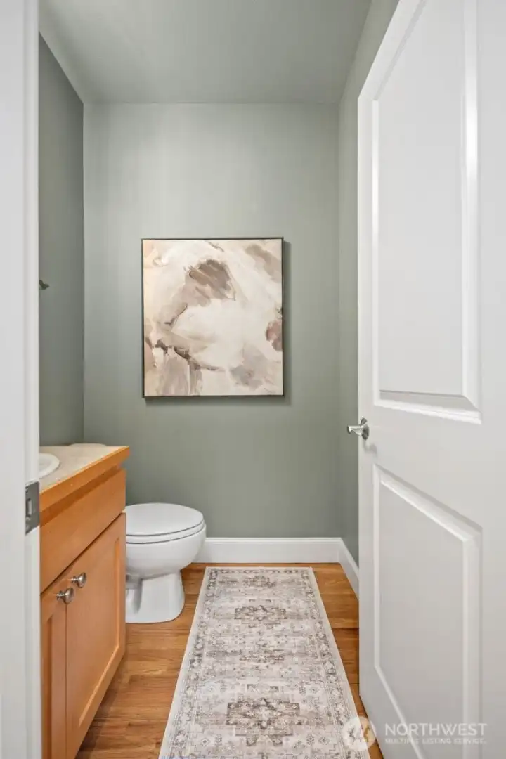 Main floor powder room