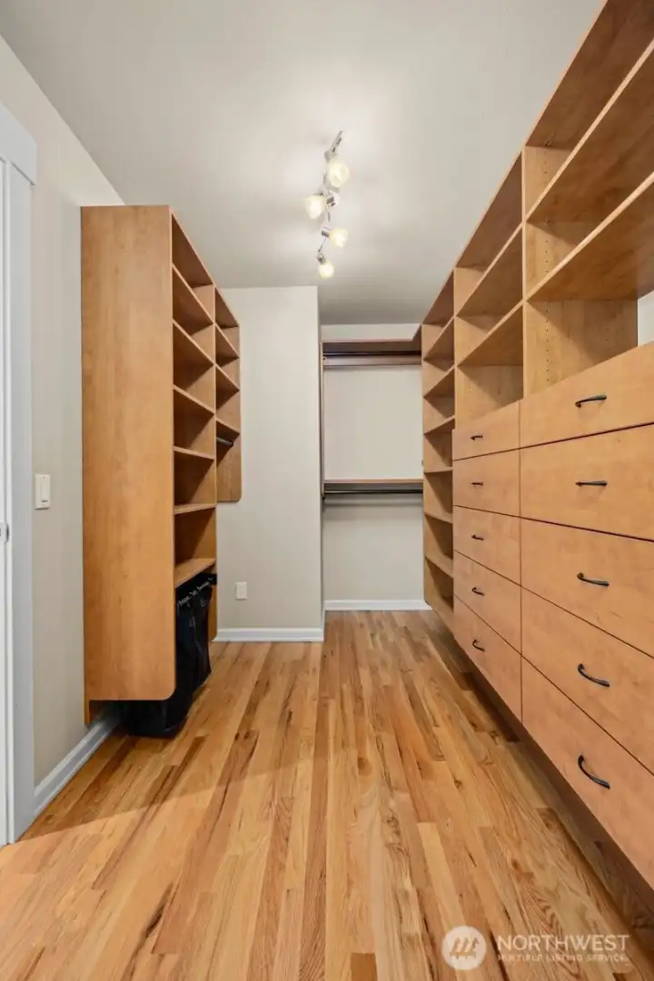 Large walk in closet