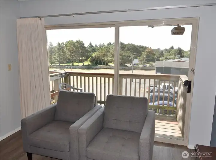 Sitting Area w/a huge slider glass door. Sitting Area w/a huge slider glass door.
