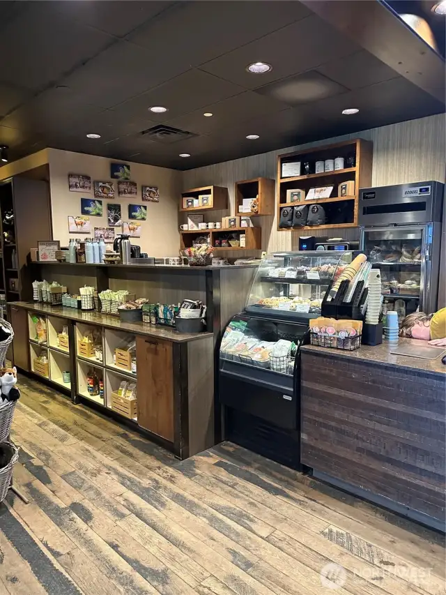 Coffee shop in the Lodge