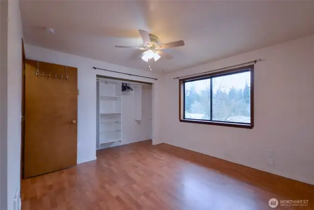 One of 2 bedrooms upper level