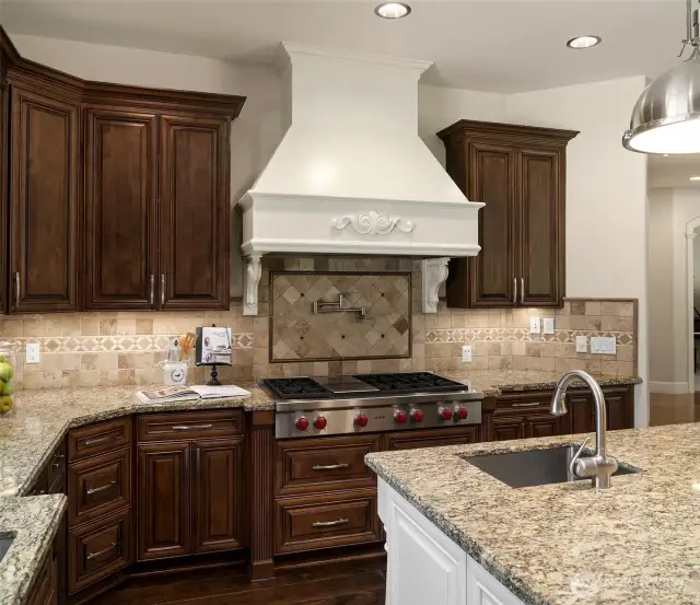 Counter space and storage galore