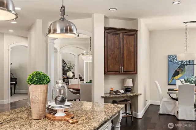 High ceilings, warm and welcoming