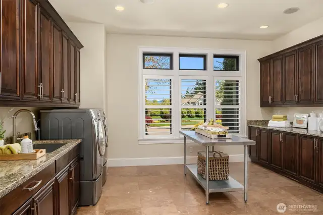 The ultimate laundry room.