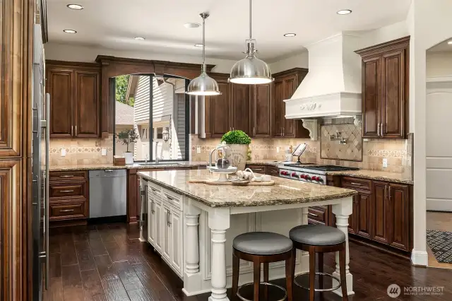 Ultimate chef's dream kitchen.