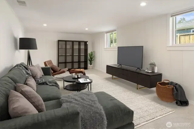 Very pleasant rec room.  All rooms freshly painted.