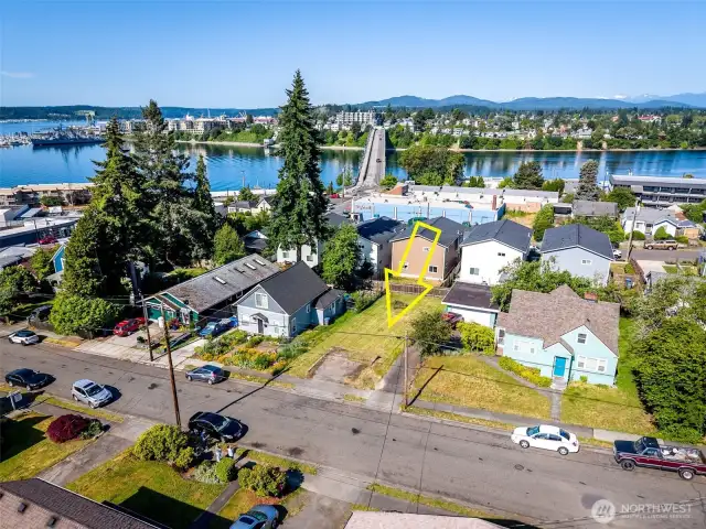 Rare opportunity to own buildable level land in the heart of Manette proper!