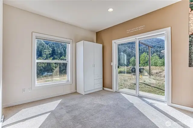 One bedroom/office on main level