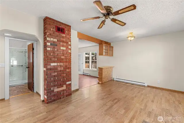 Dining & living space