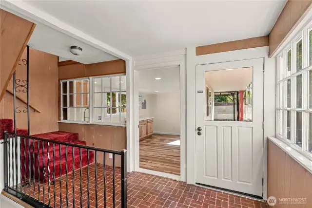 Rear Porch & Back Door