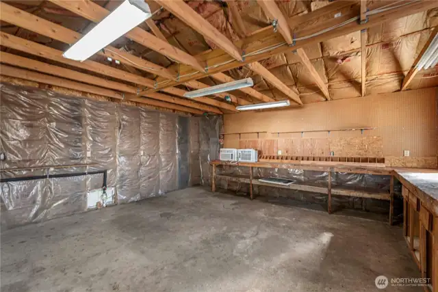 Plumbing to Shop Room