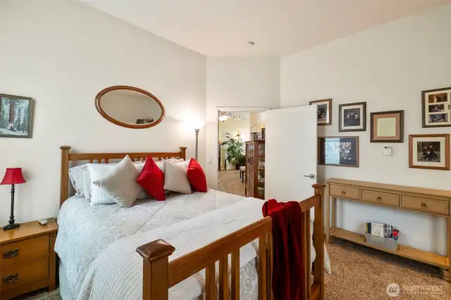 The view of the 2nd bedroom entry.