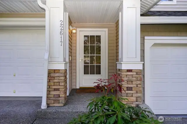 Nice covered entry