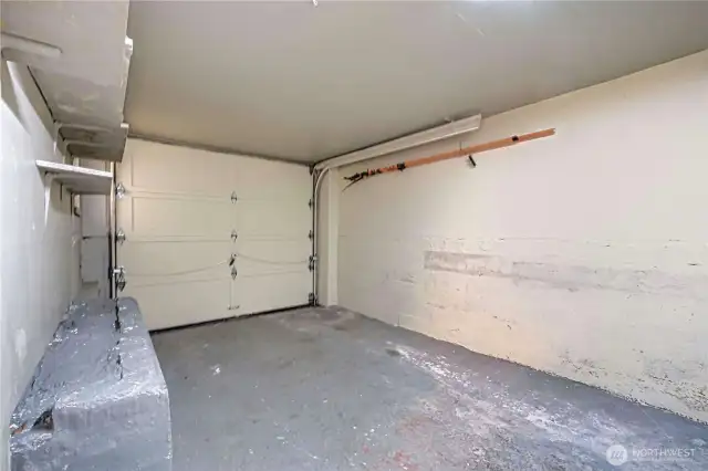 Garage interior.